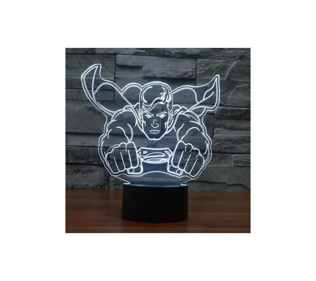 Beautiful LED Lamp - 22 - Superman