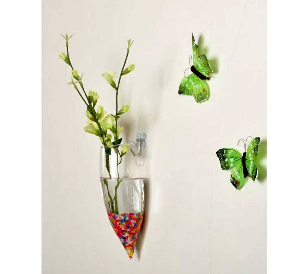 wall hanging glass vase showpics 