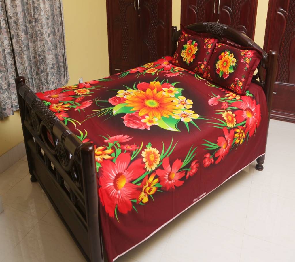 Double size cotton bed sheet-111