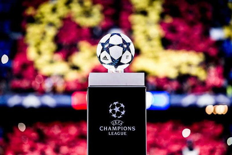Ball Camp Nou Champions League Barcelona FC Matte Finish Poster Photographic Paper  (12 inch X 18 inch)