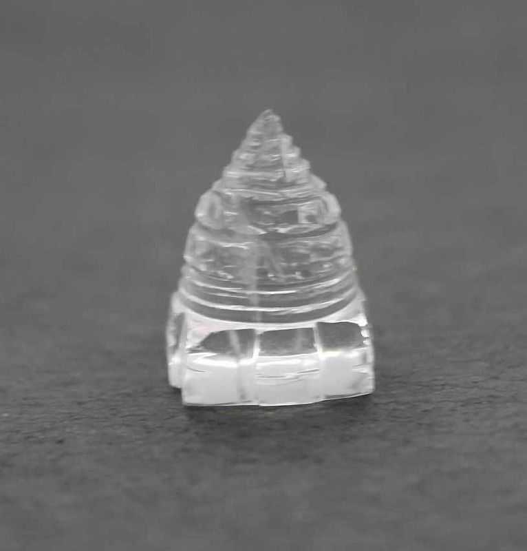 Sitare Pure 125 ct.Sphatik Shri Lakshmi Decorative Showpiece - 3.5 cm  (Crystal, Clear)