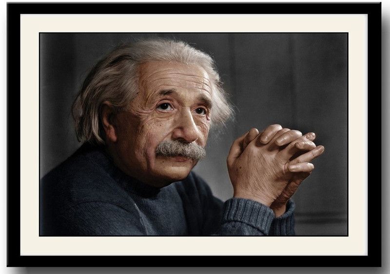 Poster Albert Einstein sl1481 (Wall Poster, 13x19 Inches, Matte, Multicolor) Fine Art Print  (19 inch X 13 inch, Rolled)
