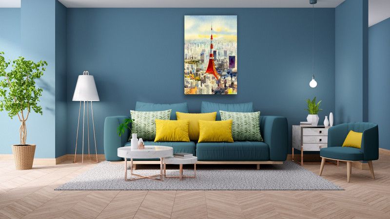 JORAS Canvas 20 inch x 30 inch Painting  (Without Frame)