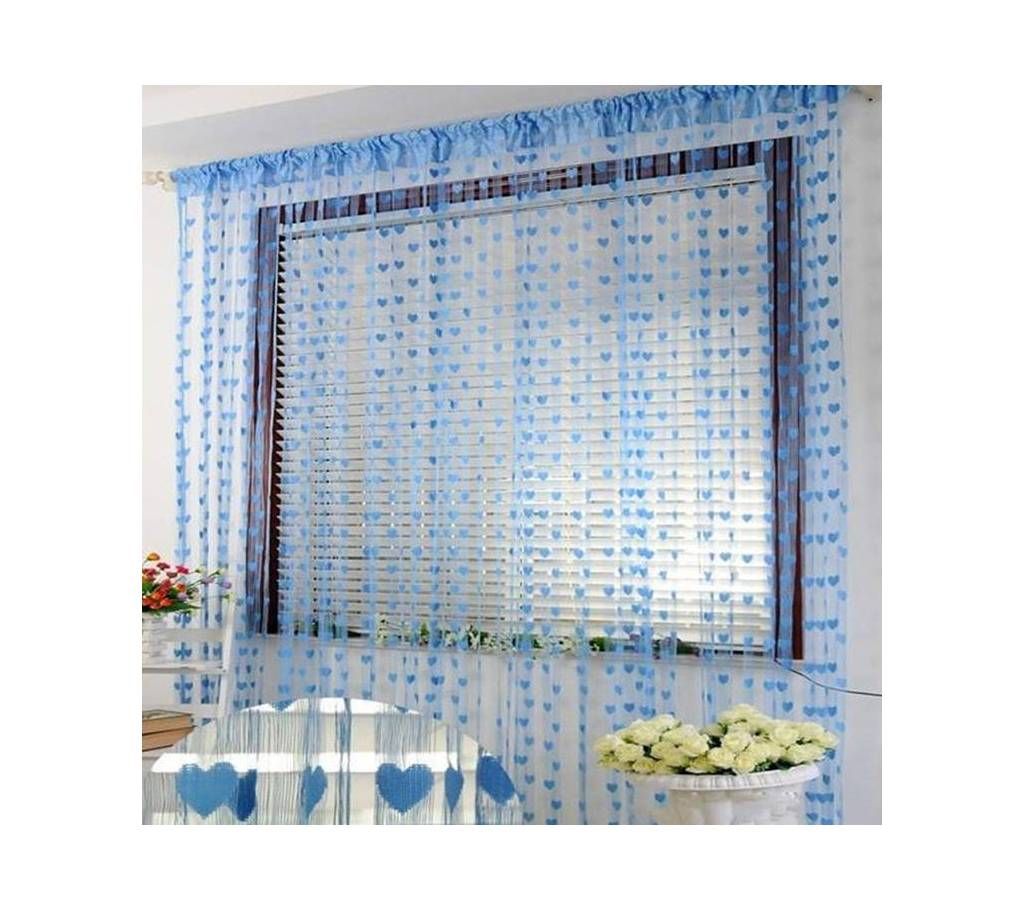 Heart sharp net Curtain - 2 pcs