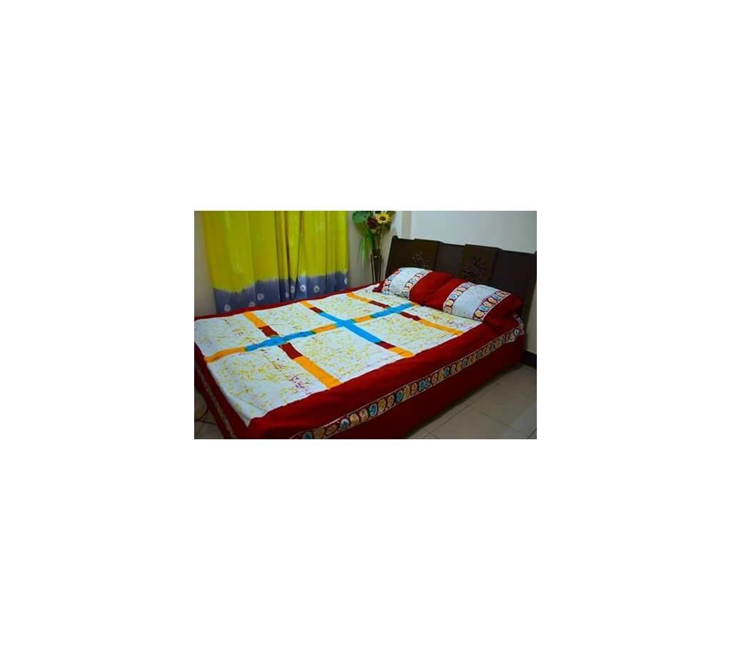 Batik Print Double Bed Cover