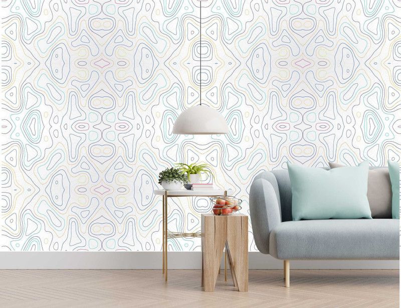shoelific Architecture White Wallpaper  (305 cm x 42 cm)