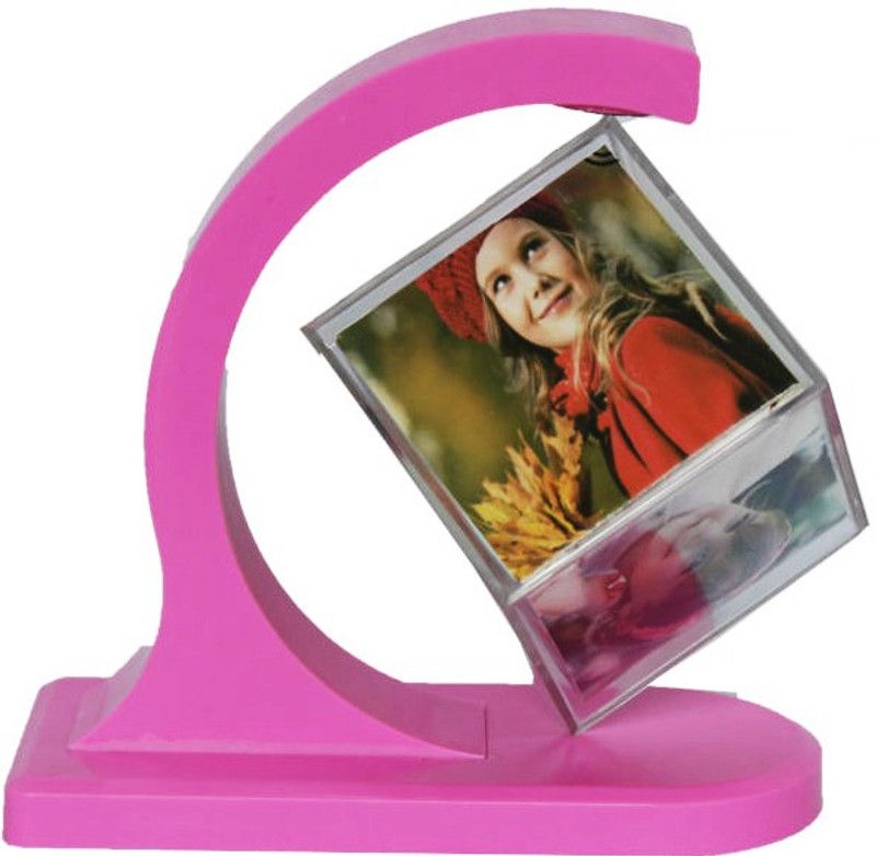 Limelight Acrylic Personalized, Customized Gift Best Friends Reel Photo Collage gift for Friends, BFF with Frame, Birthday Gift,Anniversary Gift Table  (Pink, 6 Photo(s), 6.5 cm x 6.5 cm)