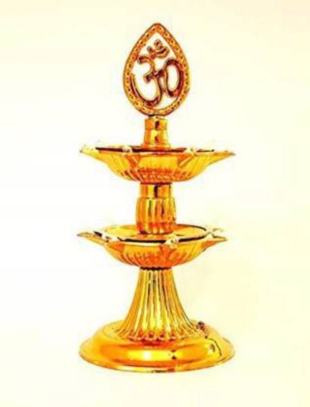nandinikunj ELECTRIC RICE LIGHT TABLE DIYA Plastic Table Diya  (Height: 7 inch)