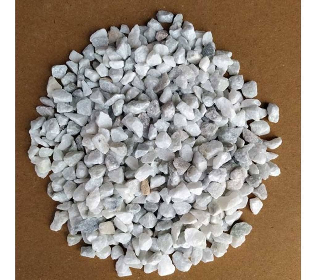 White pebbles