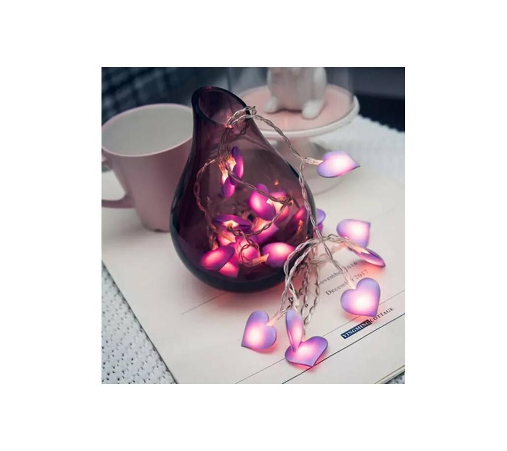Led Love Heart Wedding String Fairy Light Christmas LED Led Fairy Pink Girl String Light Indoor Party Garden Garland lighting