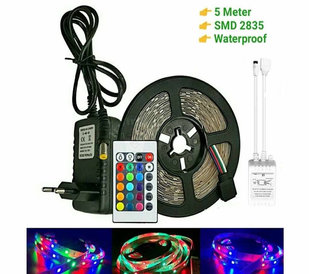 RGB Led Strip Light 2835 DC12V 5 meter 300Leds waterproof
