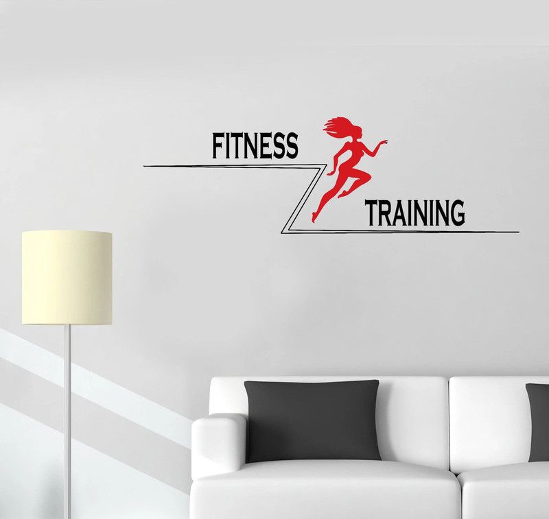 marvellous 100 cm m_fitnessgirlrunning Self Adhesive Sticker  (Pack of 1)