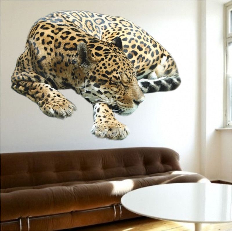 BALKRISHNA WALL STICKER 60 cm TIGER WALL DECORESION AND STICKER Self Adhesive Sticker  (Pack of 1)