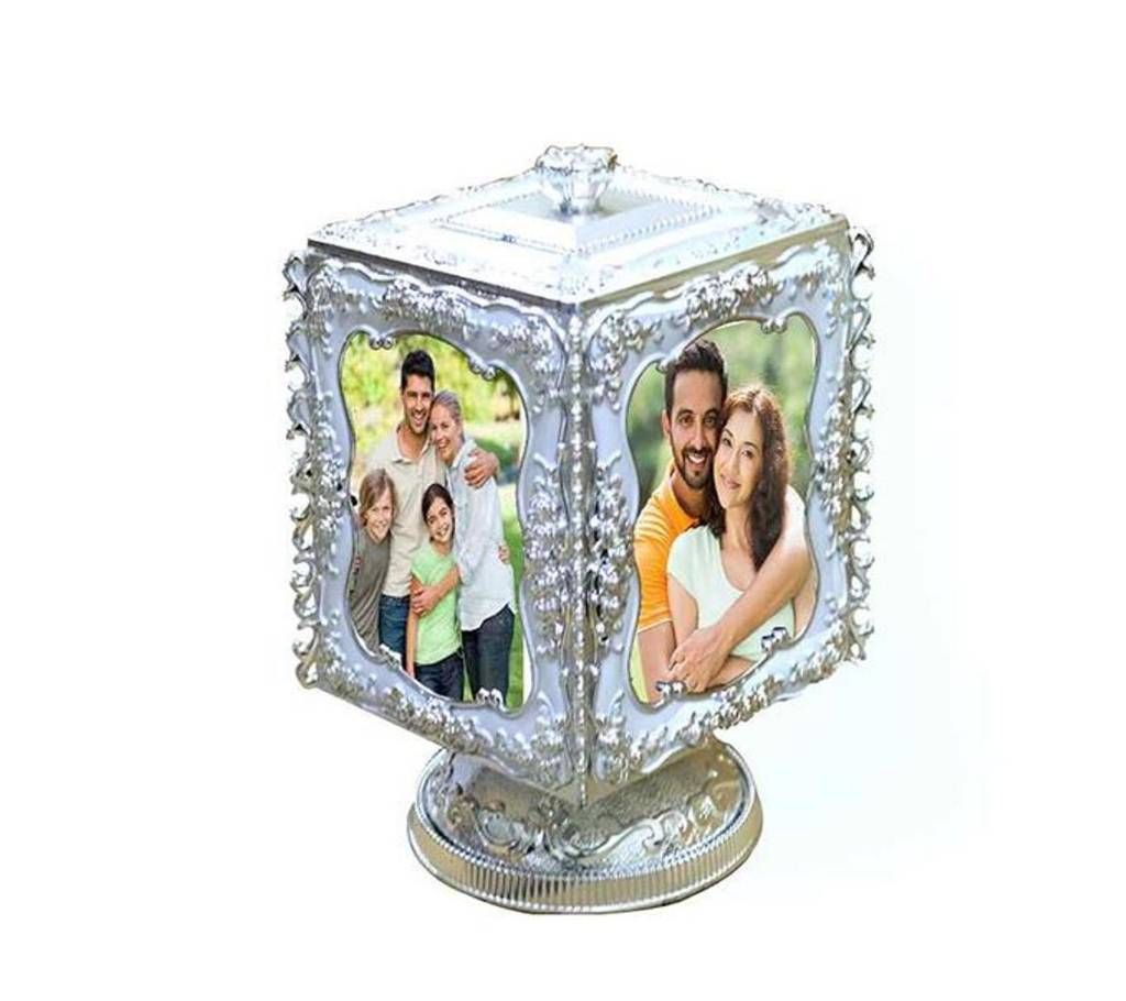 Rotating Photo Frame - Silver