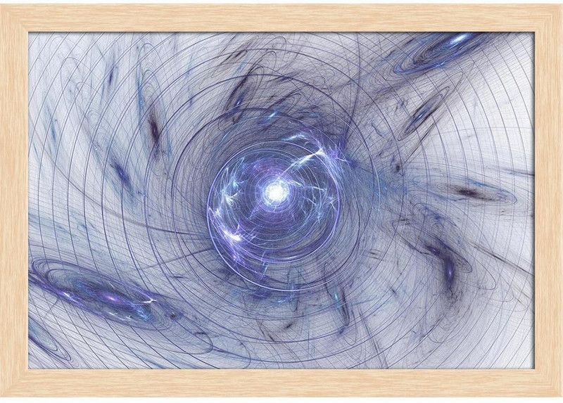 Abstract Artwork D24 Paper Poster Natural Brown Frame | Top Acrylic Glass 19inch x 13inch (48.3cms x 33cms) Paper Print  (13 inch X 19 inch, Framed)