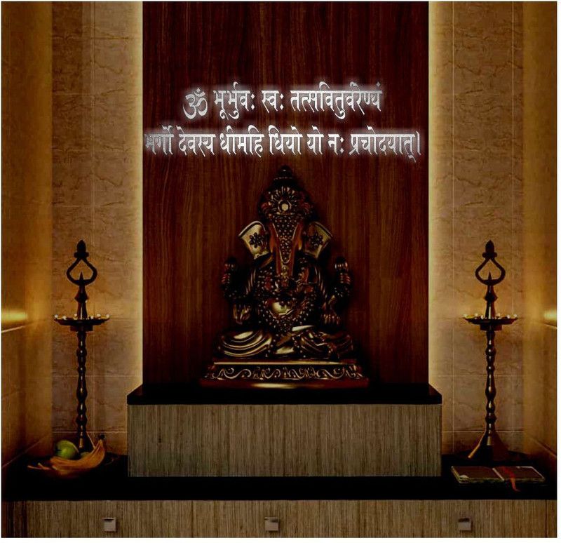 Katochs Retail Religious Silver Wallpaper  (27.94 cm x 12.7 cm)