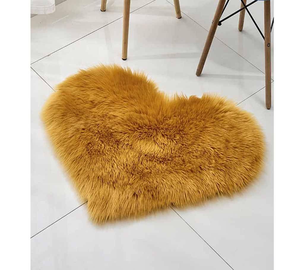 70X90 Love Heart Rugs Artificial Wool Sheepskin Carpet Bedroom Living Room Floor Mat Soft Fluffy Area Rug