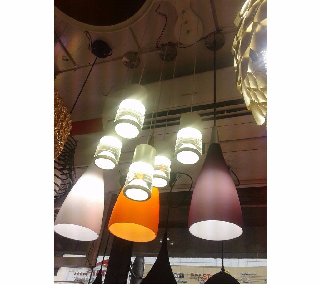 3 Round Shed LED Chandeliers Light