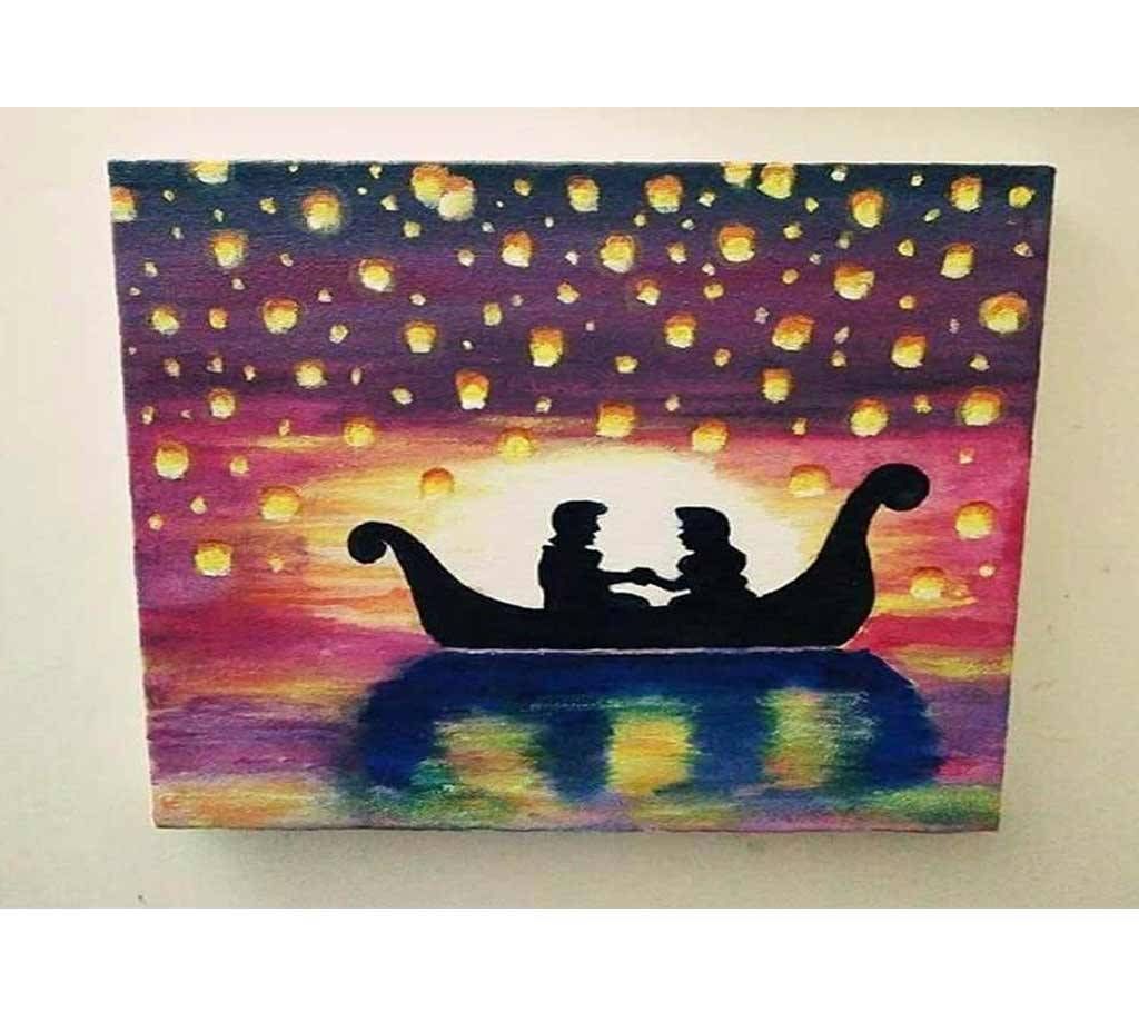 Tangled canvas painting