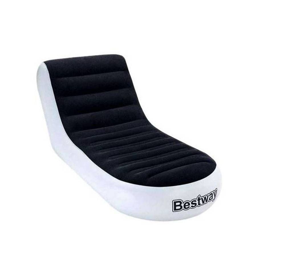 Bestway Chaise Sport Lounger Inflatable Chair - Black 