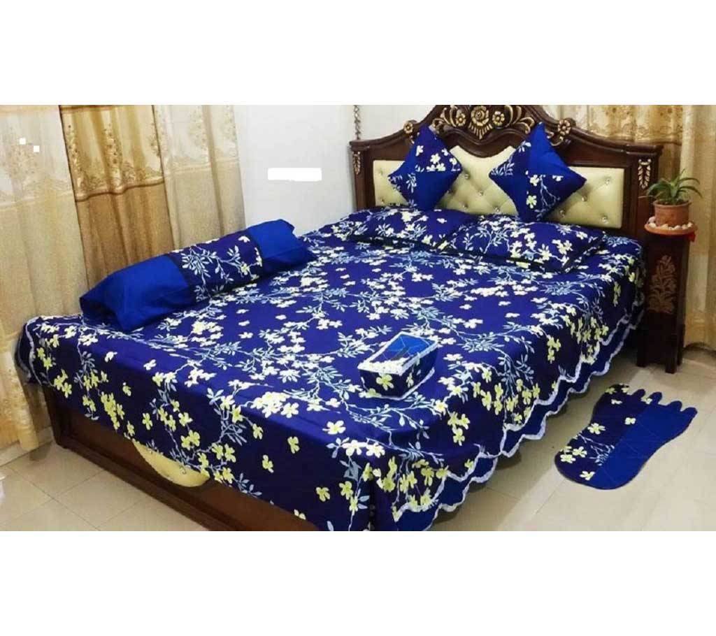 8pc King Size Cotton Panel Bed Sheet
