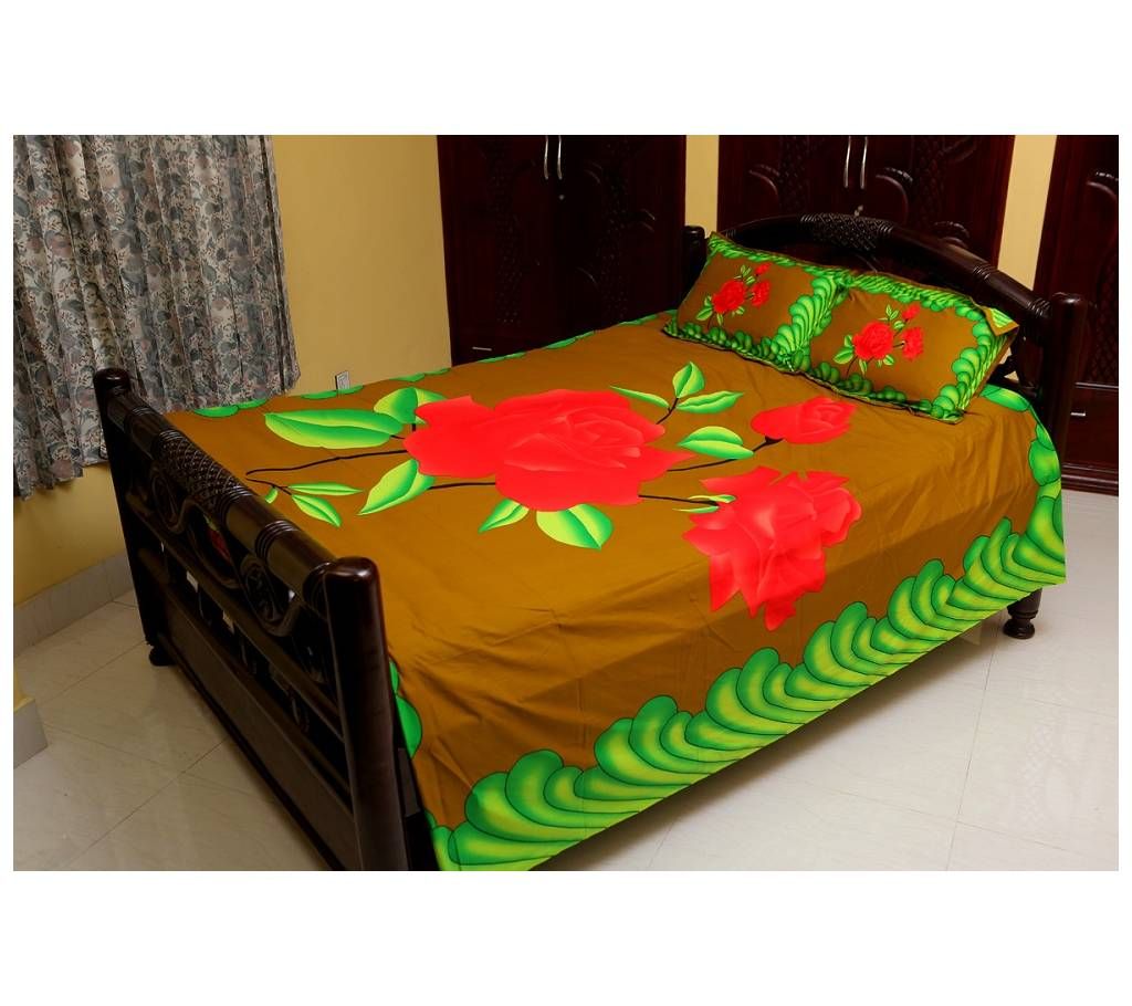Double size cotton bed sheet-113