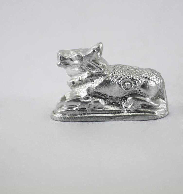 Brahmz BMZ-PRD-22 Decorative Showpiece - 1.27 cm  (Metal, Silver)