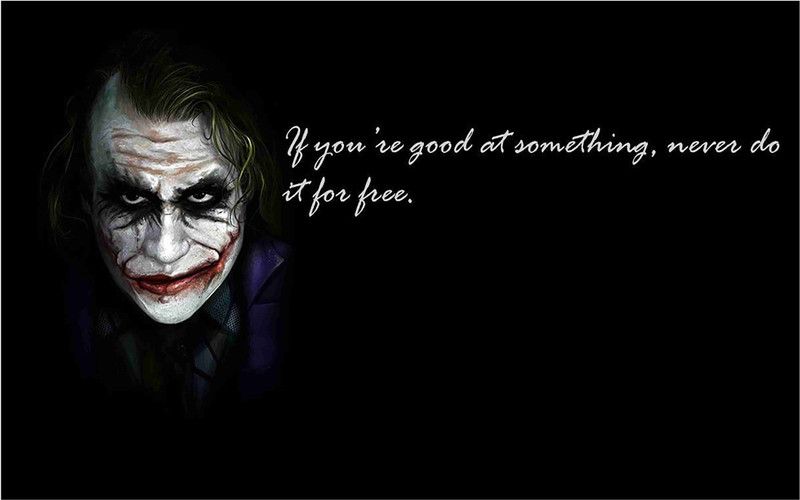 Joker Wall Poster For Room With Gloss Lamination M14 Paper Print  (12 inch X 18 inch, Rolled)