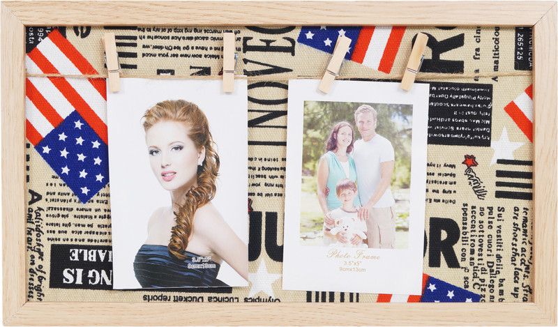 Story@home Wood Personalized, Customized Gift Best Friends Reel Photo Collage gift for Friends, BFF with Frame, Birthday Gift,Anniversary Gift Wall  (Multicolor, 2 Photo(s), 9 cm *13 cm)