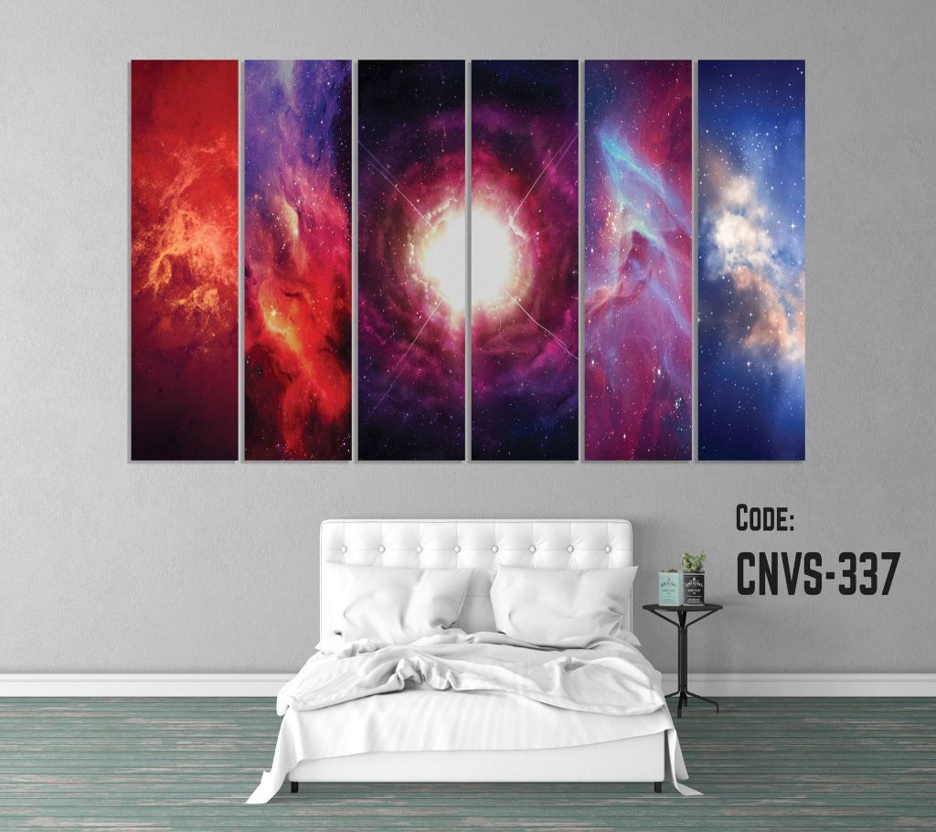 CNVS-337 Space Miracle Wall Canvas Art Prints 48 inch x 24 inch