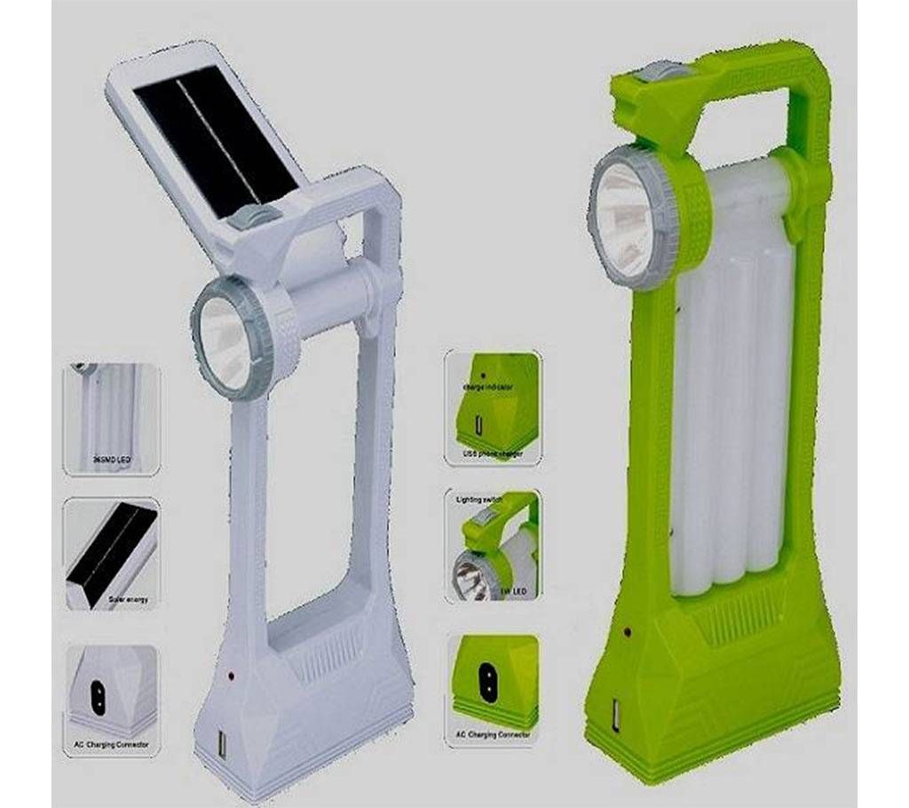 2-in-1 Light Solar rechargeable FOLDING lantern 