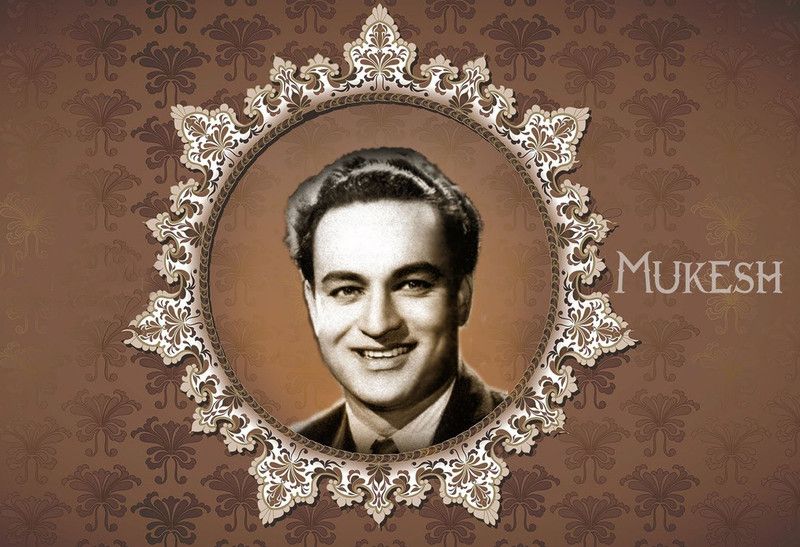 Poster Mukesh Singer Bollywood Large Poster sl1823 (36x24 Inches, Matte Paper, Multicolor) Fine Art Print  (24 inch X 36 inch, Rolled)