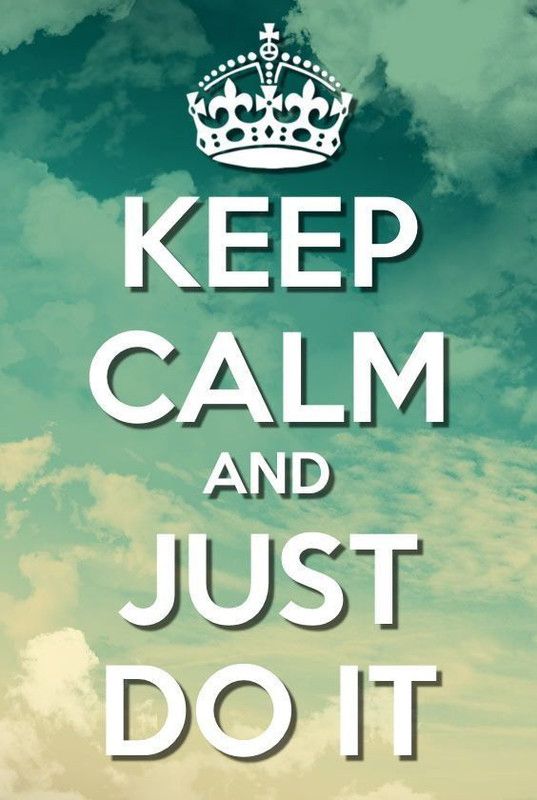 KEEP CALM AND JUST DO IT POSTER WALLPAPER ON FINE ART PAPER ON 24X36 LARGE PAPER Photographic Paper  (36 inch X 24 inch, Rolled)