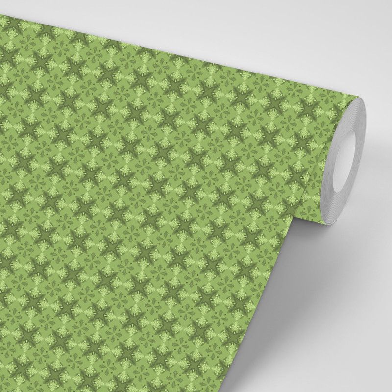 infinity interiors Decorative Green Wallpaper  (325 cm x 40 cm)