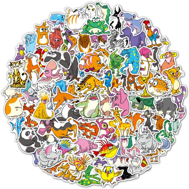 CLICKEDIN 2 cm 50 Pieces Vinyl Stickers for Laptop, Bike, Car, and Cycle Self Adhesive Sticker  (Pack of 50)
