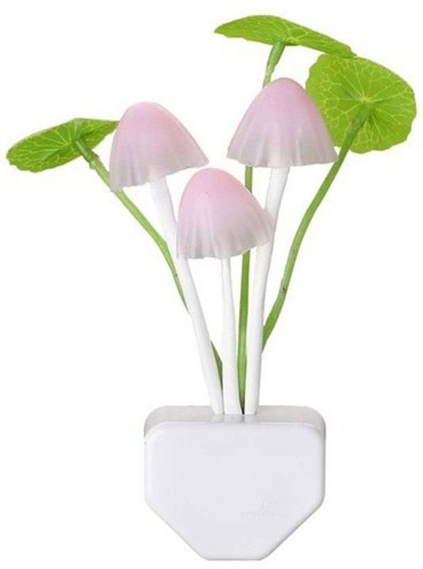 kalka Enterprises LIGHTING FLOWEER POT White Westeria Artificial Flower with Pot  (5 inch, Pack of 3, Flower Bunch)
