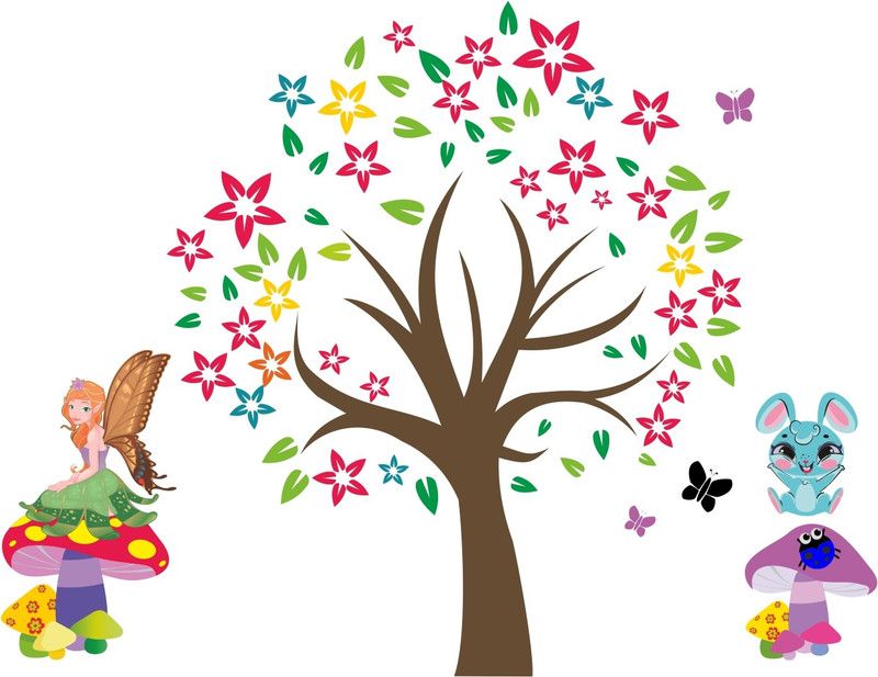 WALL STICKER 50 cm GNWD105 Self Adhesive Sticker  (Pack of 1)