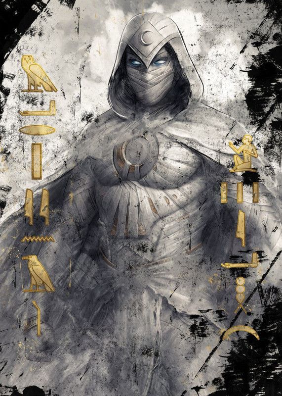Moon Knight Marvel Universe (12x18 Inch - 300 GSM) Paper Print  (18 inch X 12 inch)