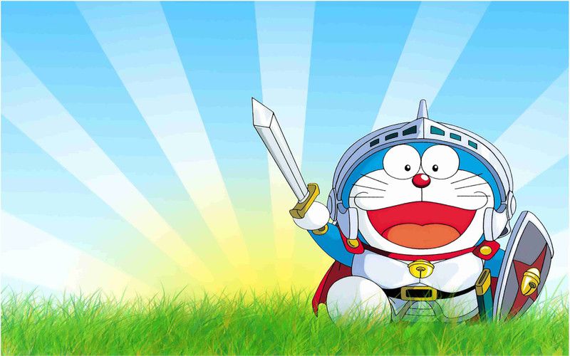 Doraemon Wall Poster For Room With Gloss Lamination M3 Paper Print  (12 inch X 18 inch, Rolled)