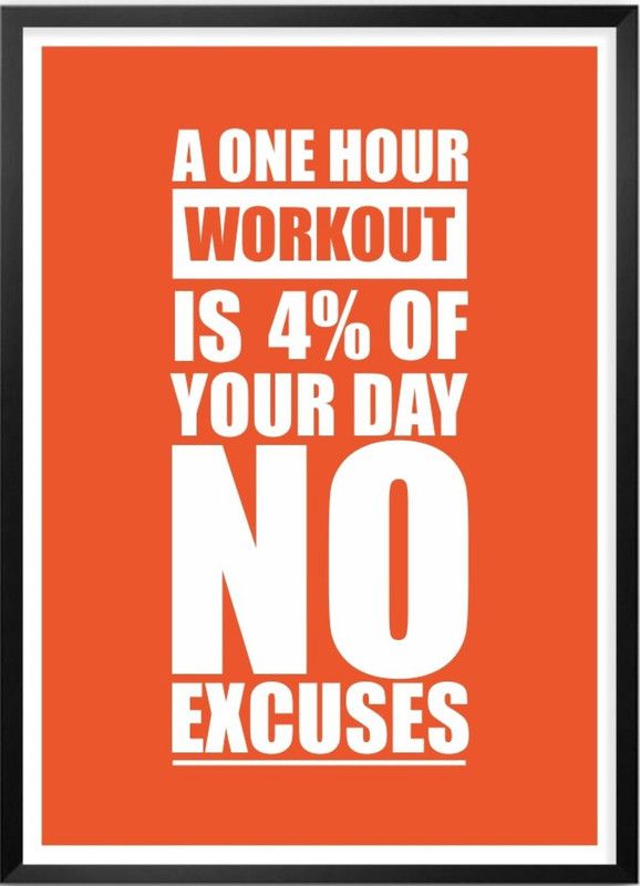 A One Hour Workout Gym Motivating Quotes Poster Paper Print Wall Poster Print on Art Paper 13x19 Inches Paper Print  (19 inch X 13 inch, Rolled)