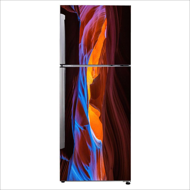 Advait Designs 60 cm Advait Designs Decorative antelope canyon arizona Extra Large Fridge Sticker Self Adhesive Sticker  (Pack of 1)