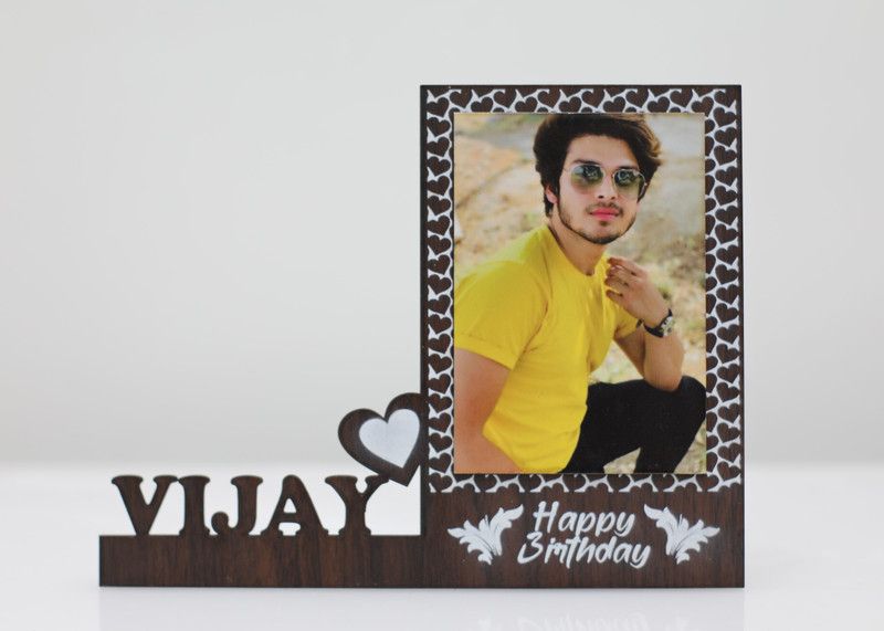 GIFTSOFFLUV Wood Personalized, Customized Gift Best Friends Reel Photo Collage gift for Friends, BFF with Frame, Birthday Gift,Anniversary Gift Table  (Multicolor, 1 Photo(s), 9x7)