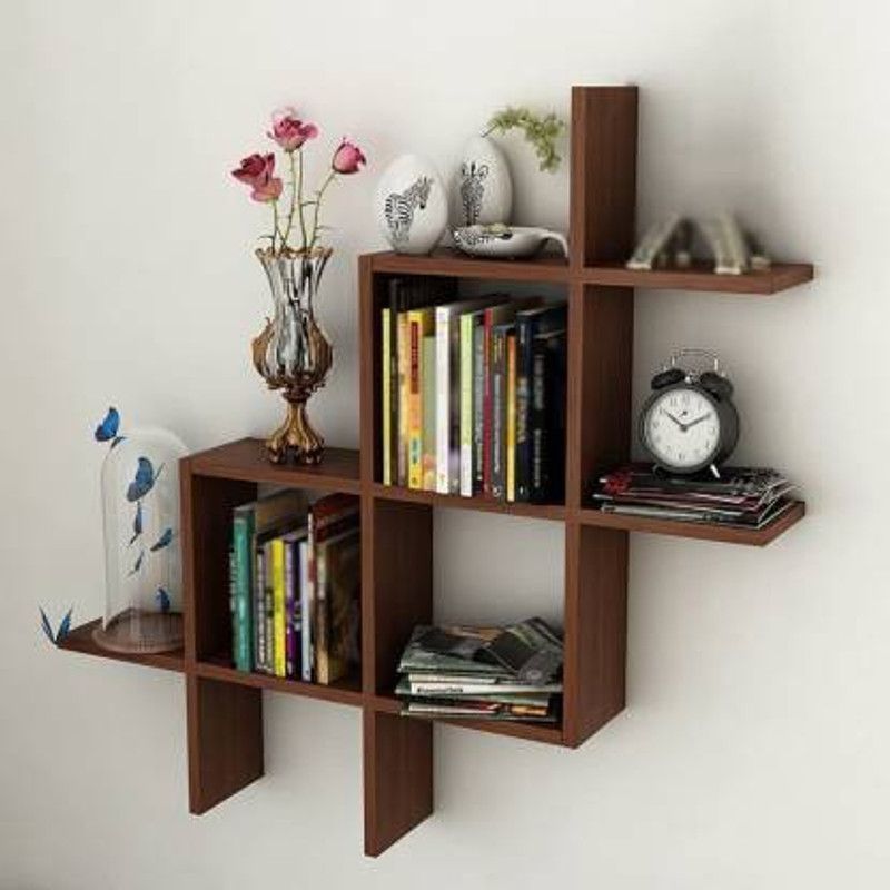 MDF (Medium Density Fiber) Wall Shelf  (Number of Shelves - 5)