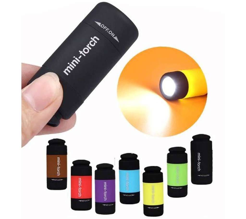 Led mini torch Flashlight USB rechargeable
