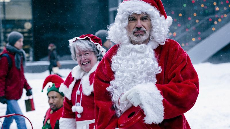 Poster Bad Santa & Billy Bob Thornton Kathy Bates Tony Cox sl-16840 (Large Poster, 36x24 Inches, Banner Media) Fine Art Print  (24.1 inch X 36.1 inch, Rolled)