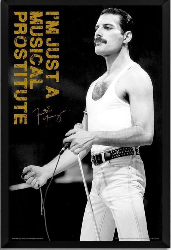 Wall Poster Freddie Mercury Musical POSTER PRINT ON 36X24 INCHES Photographic Paper  (36 inch X 24 inch, Rolled)