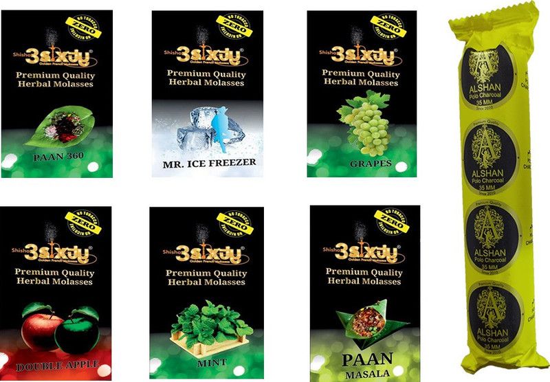 Puff Smart Hookah Charcoals  (Pack of 7)