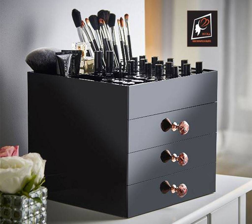 MDF Wood Makeup Box-C