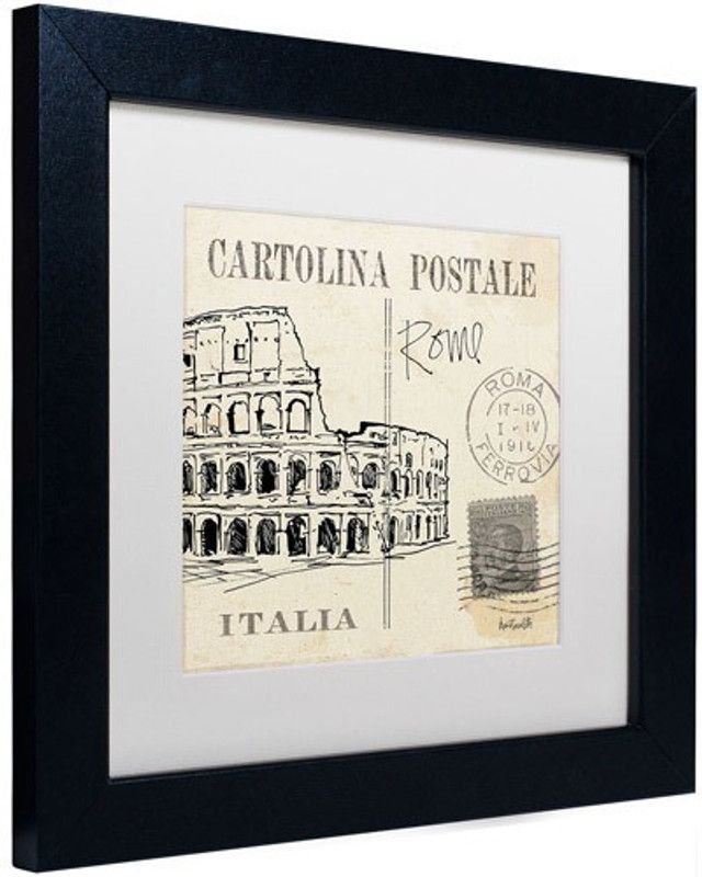 Trademark Art Canvas 3 inch x 17 inch Painting  (With Frame)