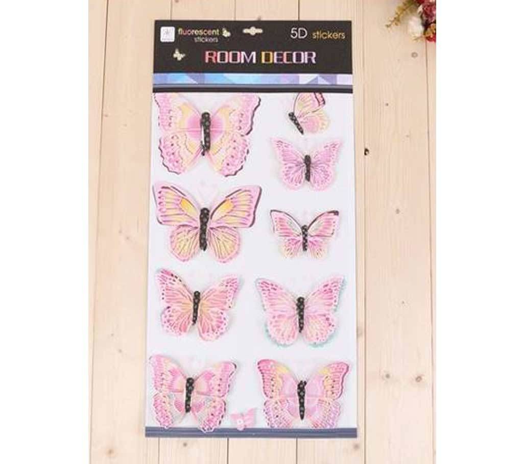 Butterfly stereo wall stickers (LFY-008)
